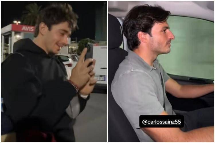 leclerc_sainz_tiktok image Charles Leclerc e Carlos Sainz - TikTok