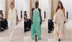 Tre look di Alberta Ferretti per la spring-summer 2026