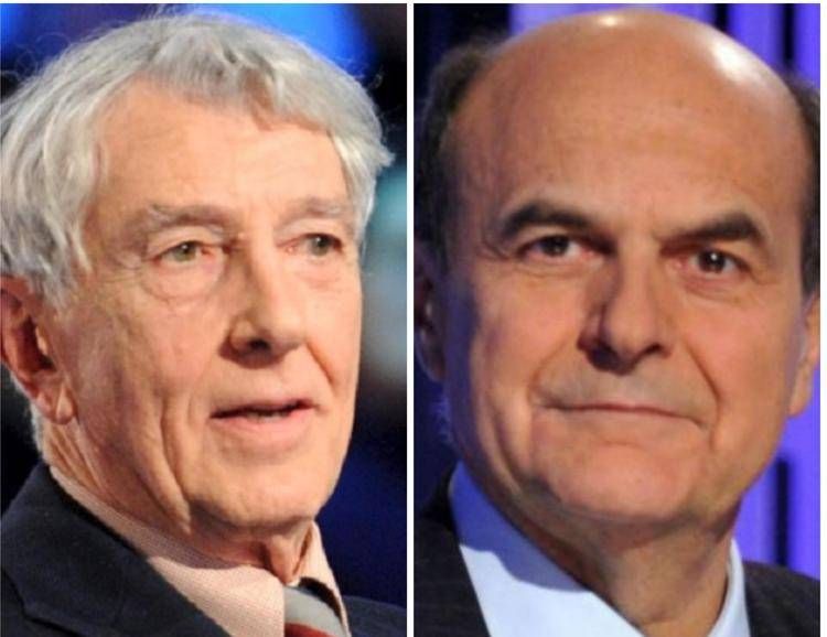 Corrado Augias e Pier Luigi Bersani