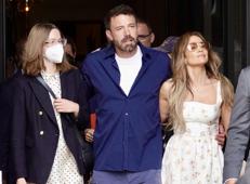 Violet Affleck, Ben ffleck e Jennifer Lopez - Fotogramma/IPA