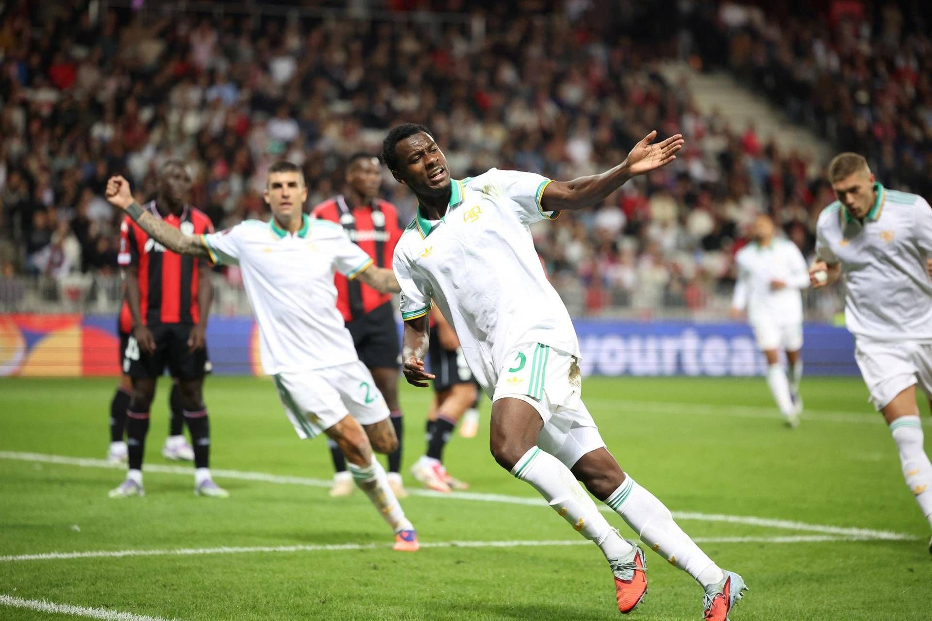 Nizza-Roma 1-2, Europa Ligi'nde Gasperi için Birincisi İyi