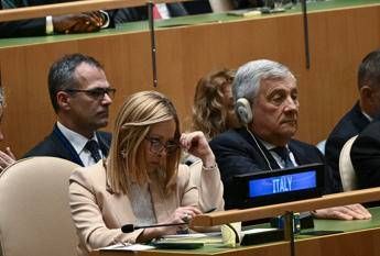 Meloni a New York rilancia sulla Palestina: 