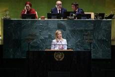 Giorgia Meloni all'Onu