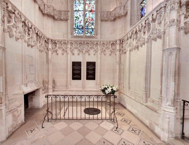 (la cappella di Saint-Hubert del castello di Amboise)