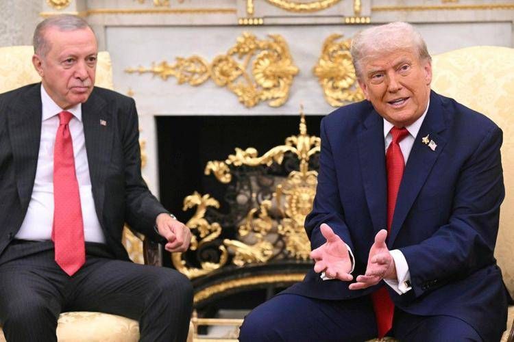 Erdogan e Trump - Afp