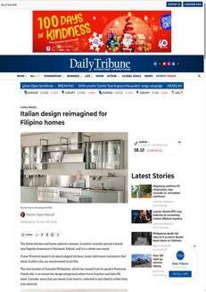Philippines: Scavolini opens a new showroom in Makati with a touch of Italian elegance.