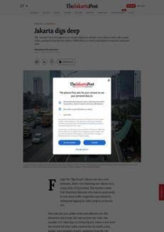 Indonesia: Jakarta affronta gravi problemi di traffico a causa di lavori pubblici