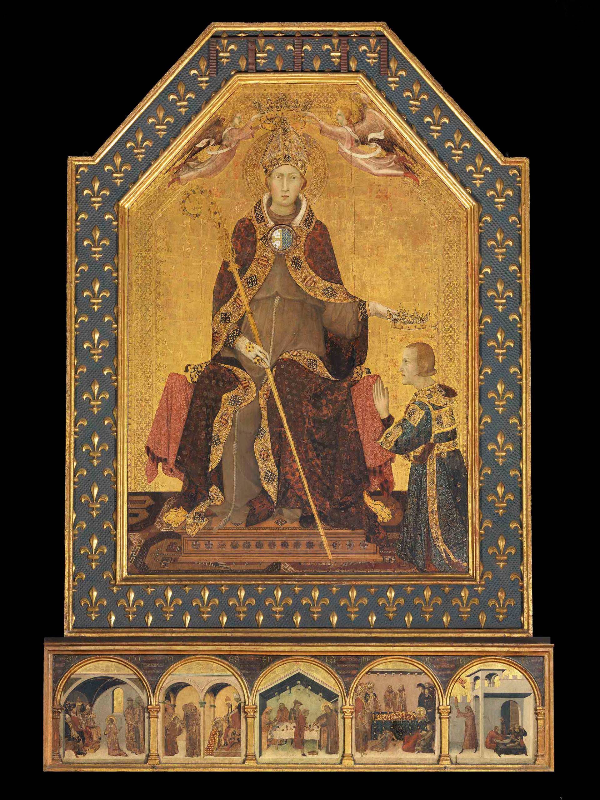 Simone Martini tarafından 'San Ludovico da Toulouse'un restorasyonu devam ediyor