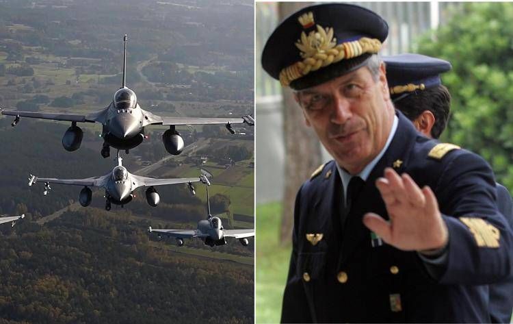 Aerei della Nato e il generale Tricarico
