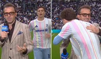 Juve-Atalanta, Del Piero-Yildiz e l'abbraccio prima del mat