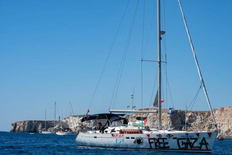 Una barca della Flotilla