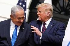 Benjamin Netanyahu e Donald Trump - Afp
