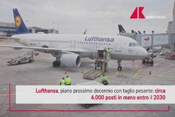 Lufthansa taglierà 4.000 posti di lavoro entro il 2030
