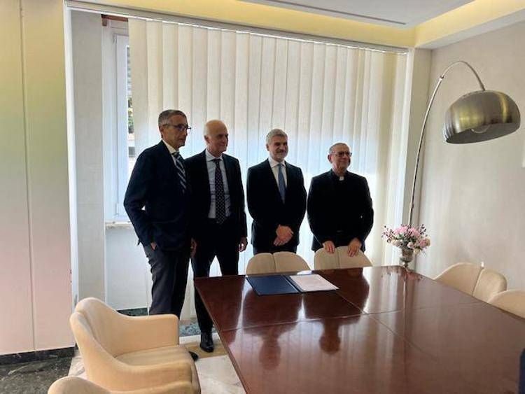 I rappresentanti delle due Fondazioni 