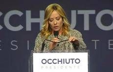 Meloni al comizio per Occhiuto a Lamezia Terme