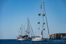 Navi della Global Sumud Flotilla in viaggio per Gaza - Afp