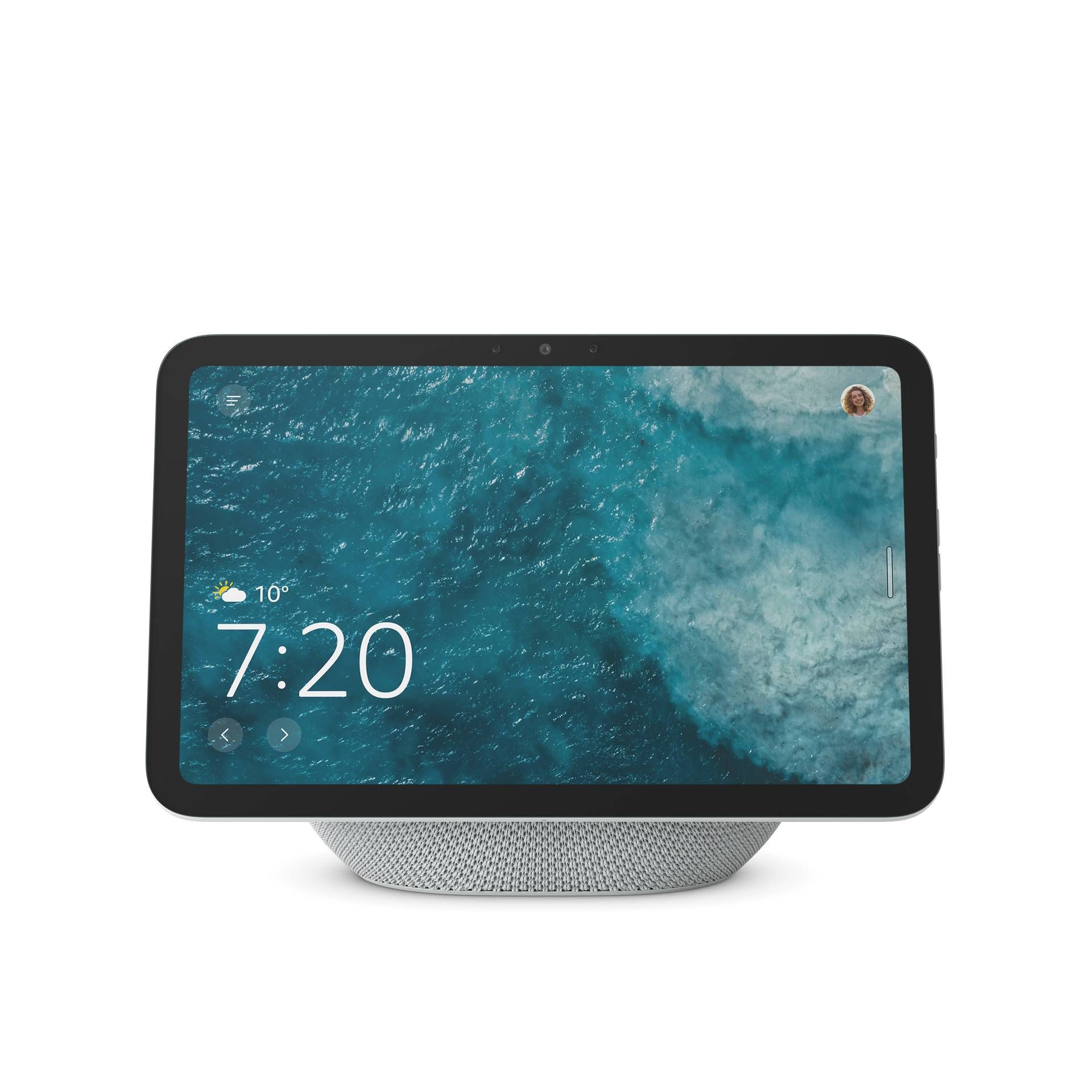 Echo Show 8 Vorderseite weiß