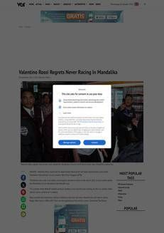 Indonesia: Valentino Rossi expresses regret for not racing at the Mandalika International Circuit