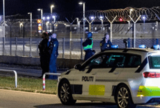 Polizia all'aeroporto di Copenhagen
