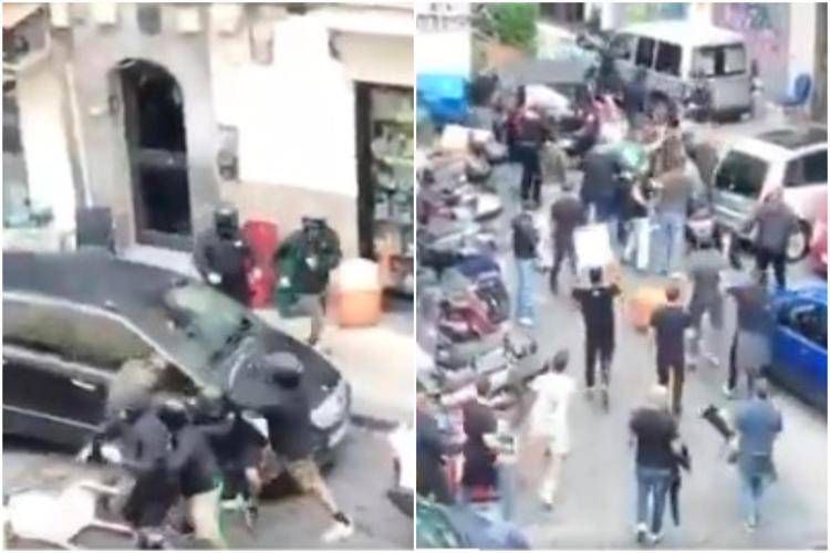 Scontri tra tifosi a Napoli - X