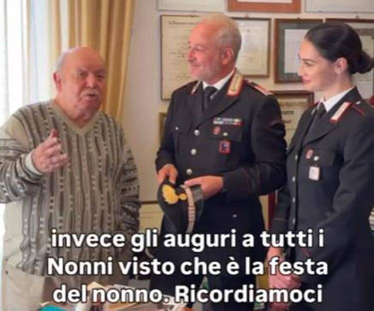 Festa dei nonni, Lino Banfi e i carabinieri contro le truffe: 