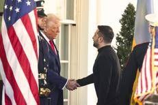 Donald Trump e Volodymyr Zelensky - Ipa/Fotogramma