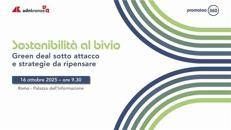 'Sostenibilità al bivio', l'evento Adnkronos Q&A - Diretta