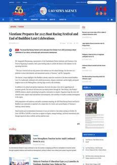 Laos: 2025 Sailing Festival promises cultural celebration and economic development