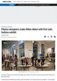 Philippines: Philippine fashion debuts in Milan with FASHIONPhilippines