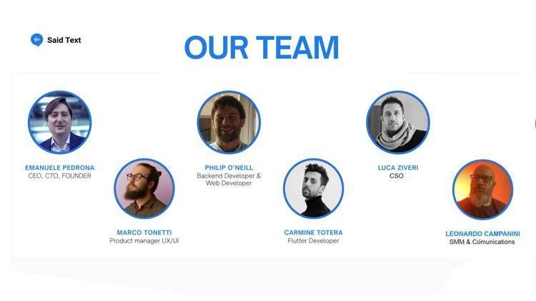 foto_team_said_text_ image SaidText lancia il 1° Copilota Operativo, con Ia trasforma la voce in intelligence aziendale