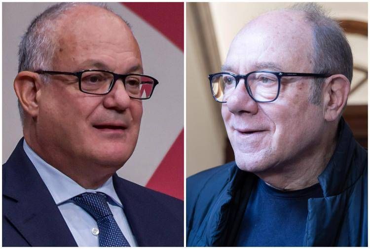 Roberto Gualtieri e Carlo Verdone (Fotogramma/Ipa)