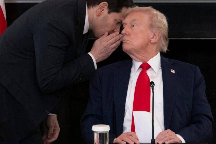Marco Rubio e Donald Trump (Afp)