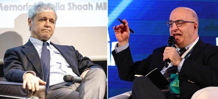 Enrico Mentana e Mario Sechi - Fotogramma /Ipa