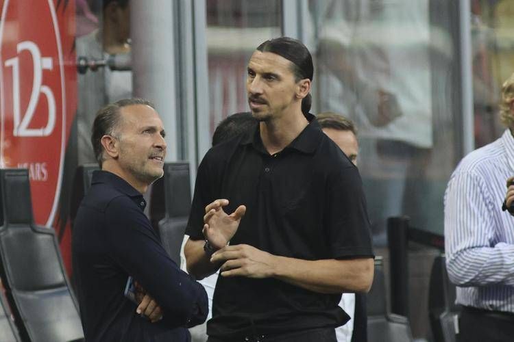 Gerry Cardinale insieme a Zlatan Ibrahimovic - Fotogramma/IPA