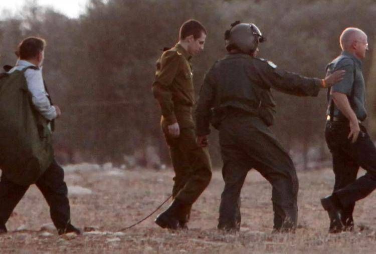 Il ritorno del soldato Shalit in Israele nel 2011 - Fotogramma /Ipa