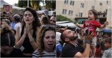 Festeggiamenti a Tel Aviv e Gaza dopo l'annuncio di Trump sull'ok all'accordo tra Israele e Hamas - Afp - Afp