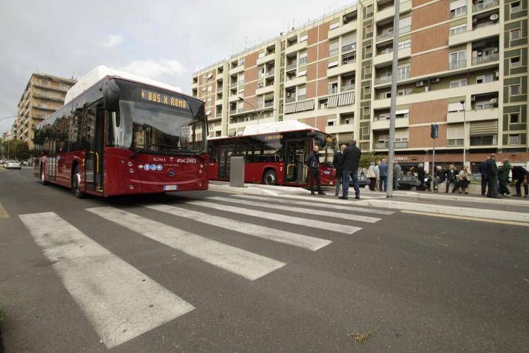 Un autobus - (Fotogramma)