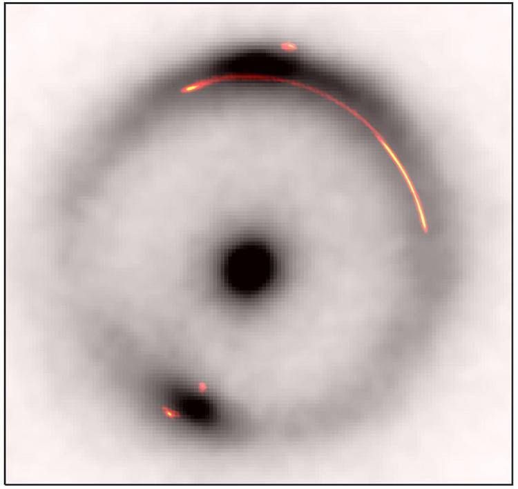 Scoperta astronomica INAF: l'immagine più nitida di un arco gravitazionale