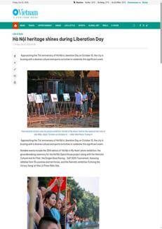 Vietnam: Hà Nội celebra il 71° anniversario della Liberazione con eventi culturali e sportivi