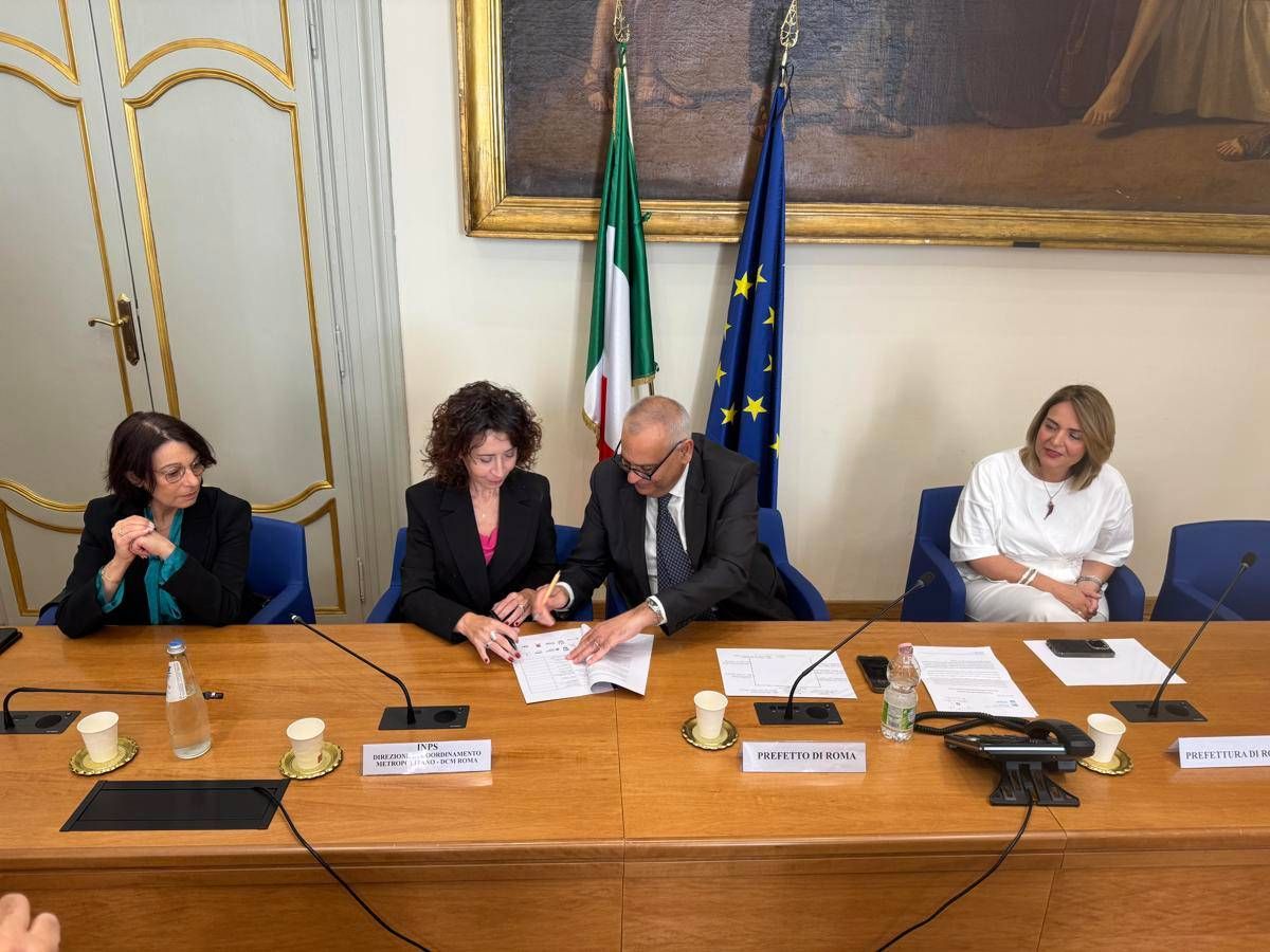 Firmato Protocollo Inps - Prefettura di Roma su Rete Lavoro Agricolo di Qualità