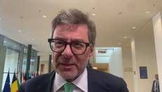 Golden power, Giorgetti: