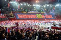 La parata a Pyongyang (Afp)
