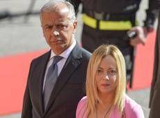 Matteo Piantedosi e Giorgia Meloni (Fotogramma/Ipa)