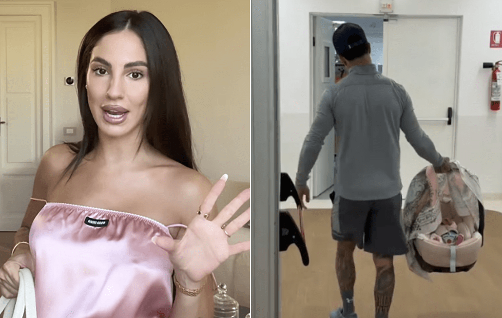 Giulia De Lellis doğum yaptıktan sonra “Eve üçlü olarak gidiyoruz” dedi. Tony Effe'nin sözleri