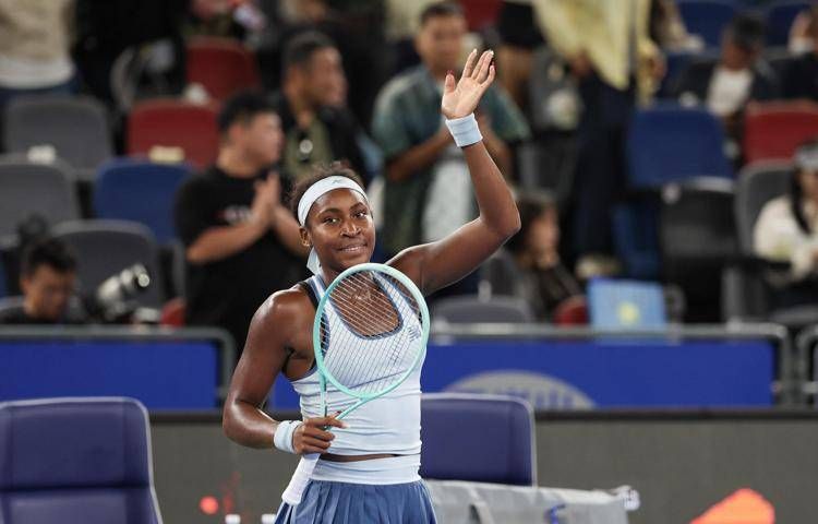 Coco Gauff al Wta 1000 di Wuhan - Fotogramma /Ipa
