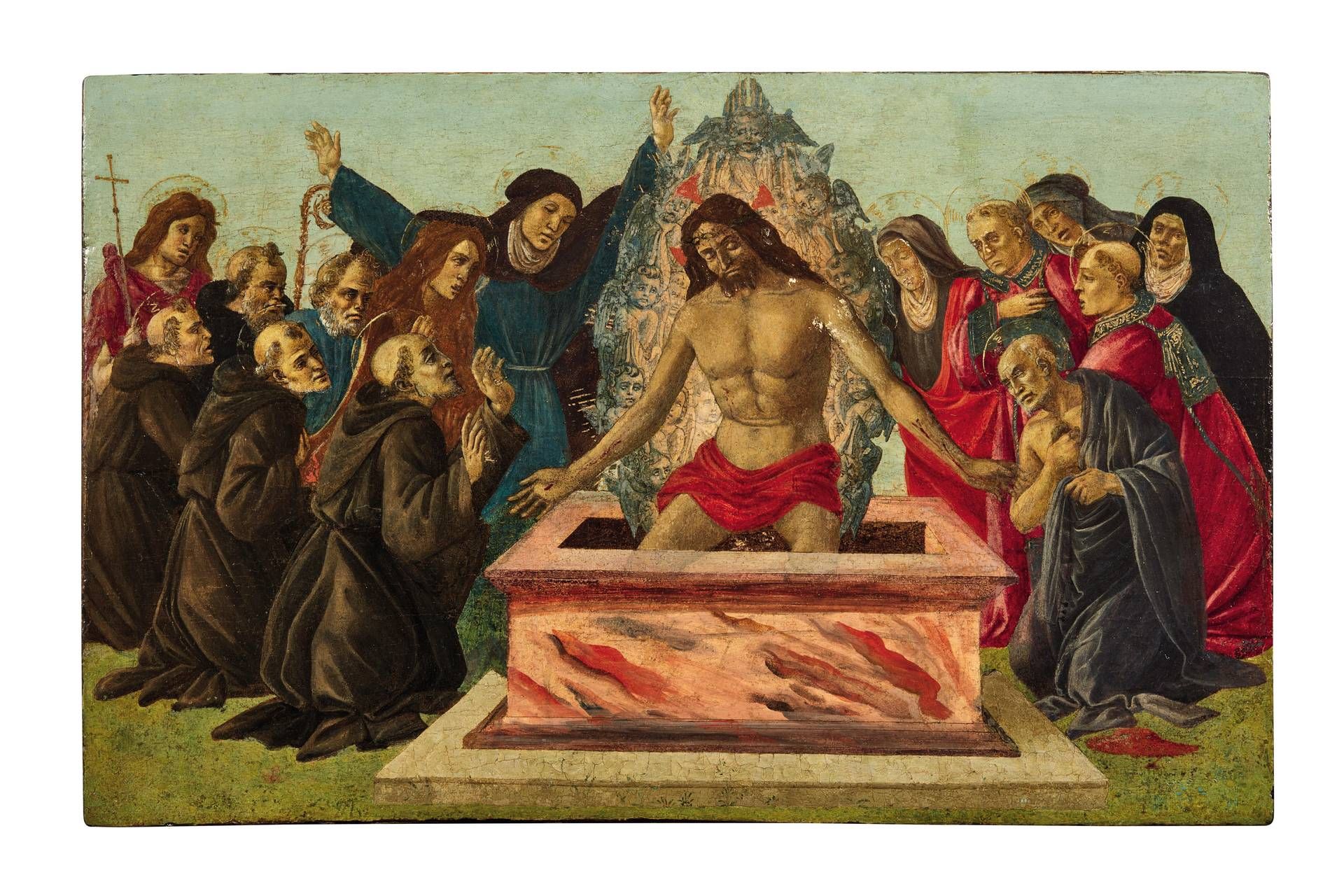 Botticelli'nin Pandolfini'deki müzayede atölyesinden bir çalışma