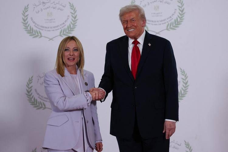 Giorgia Meloni e Donald Trump - Ipa