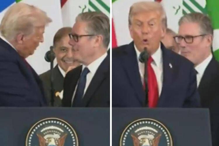 Trump e Starmer