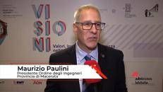Maurizio Paulini, Presidente Ordine Ingegneri Macerata 'per ingegneri sport e aggregazione sono dei valori aggiunti'