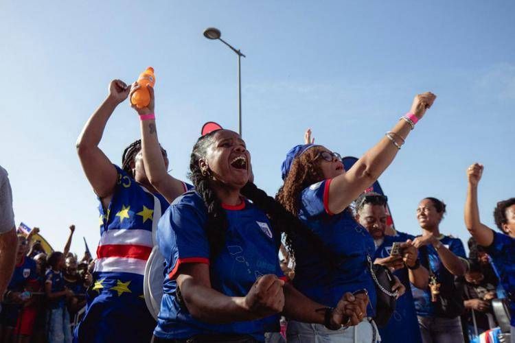 Tifosi di Capo Verde - Afp